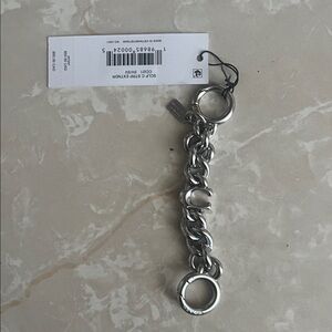 Coach Silver Chain Strap Extender